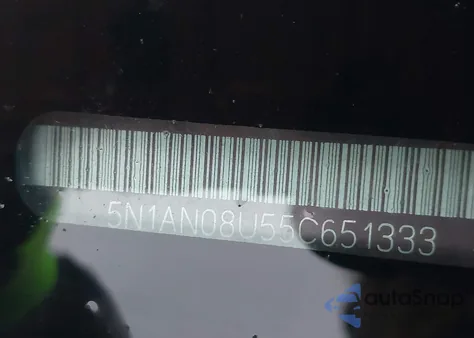 2005 Nissan Xterra S из США, поврежденный, VIN 5N1AN08U55C651333